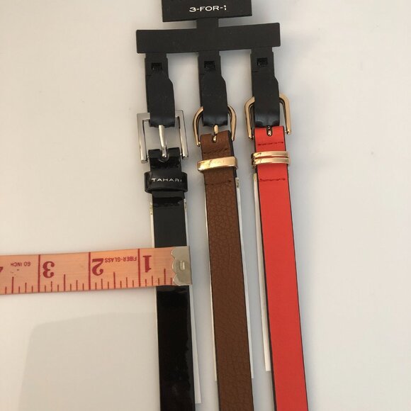 Tahari - 3 pack belts - size L - 41 inches long, 0.75 inches wide - Picture 5 of 5